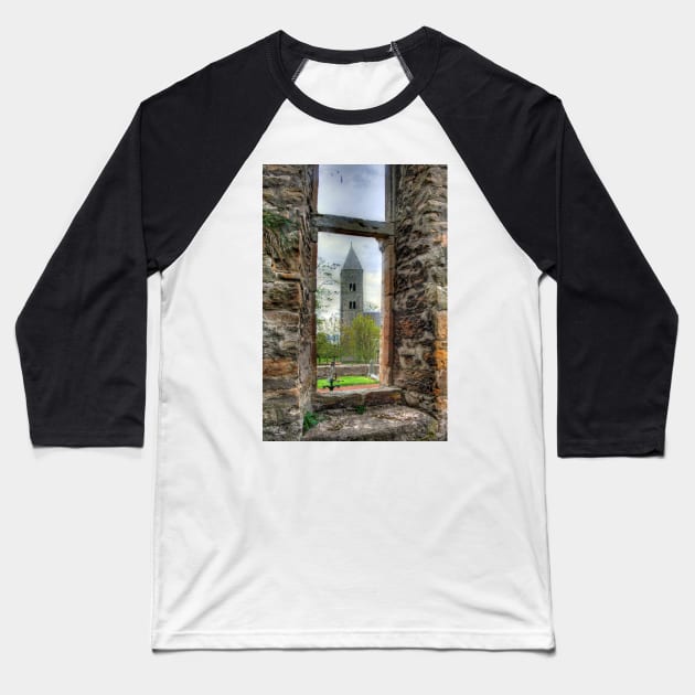 In the square window Baseball T-Shirt by tomg